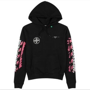 Off White Diag Stencil Hoodie